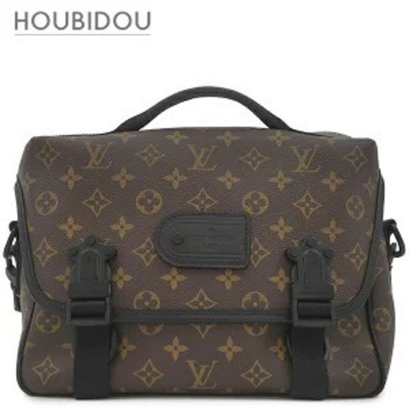 Louis Vuitton Handbags - Louis Vuitton LV Trail Messenger Bag Monogram Macassar Brown Black Brown
